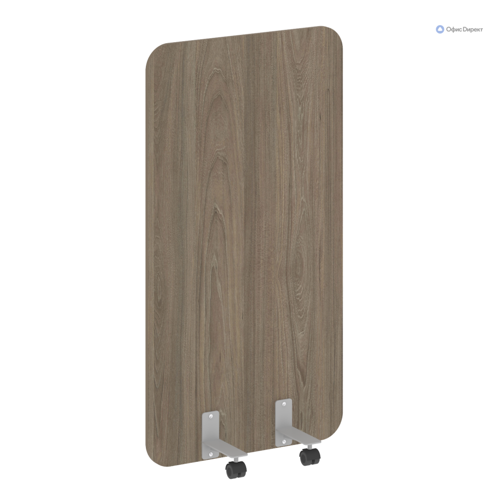 Перегородка на металлических опорах, на роликах