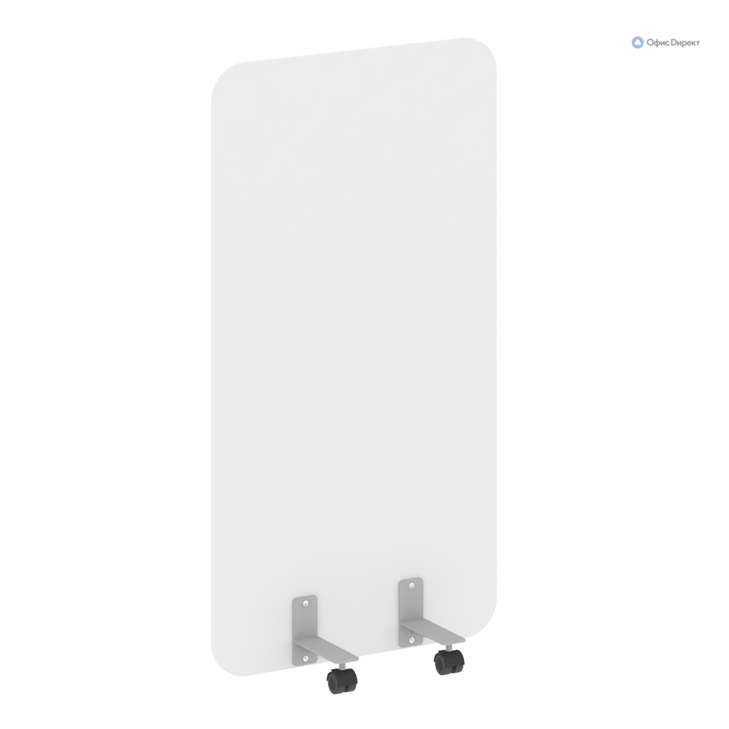 Перегородка на металлических опорах, на роликах Перегородки Р-лайн 800**1500 Перегородки Р-лайн Белый Бриллиант