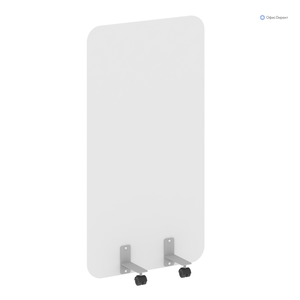 Перегородка на металлических опорах, на роликах Перегородки Р-лайн 800**1500 Перегородки Р-лайн Белый