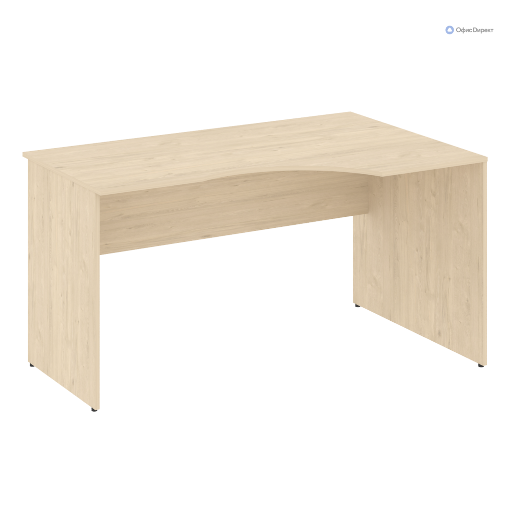 Стол криволинейный правый Нова С 1400*900*750 Нова С Бук Артизан