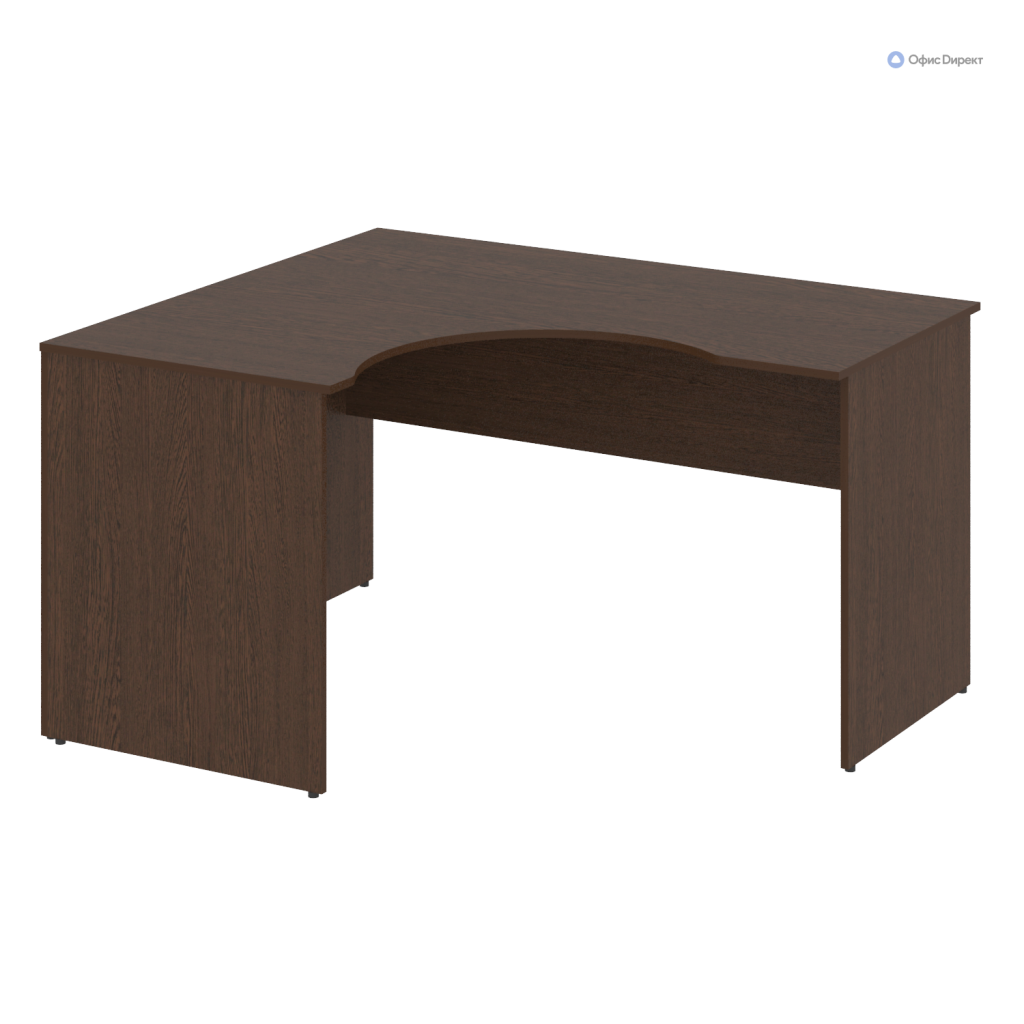 Стол криволинейный левый Нова С 1400*1200*750 Нова С Венге Цаво