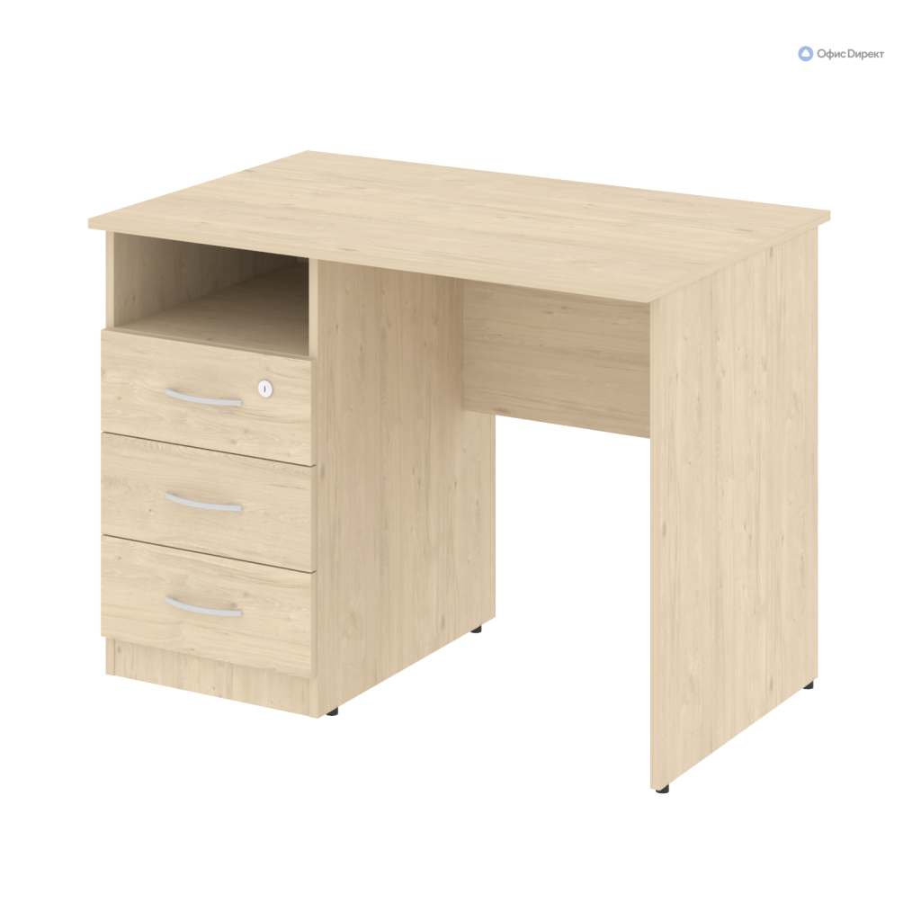 Стол письменный с тумбой левый Нова С 1000*650*750 Нова С Бук Артизан