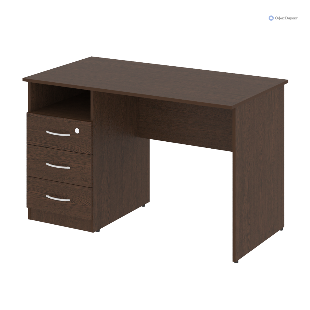 Стол письменный с тумбой левый Нова С 1200*650*750 Нова С Венге Цаво
