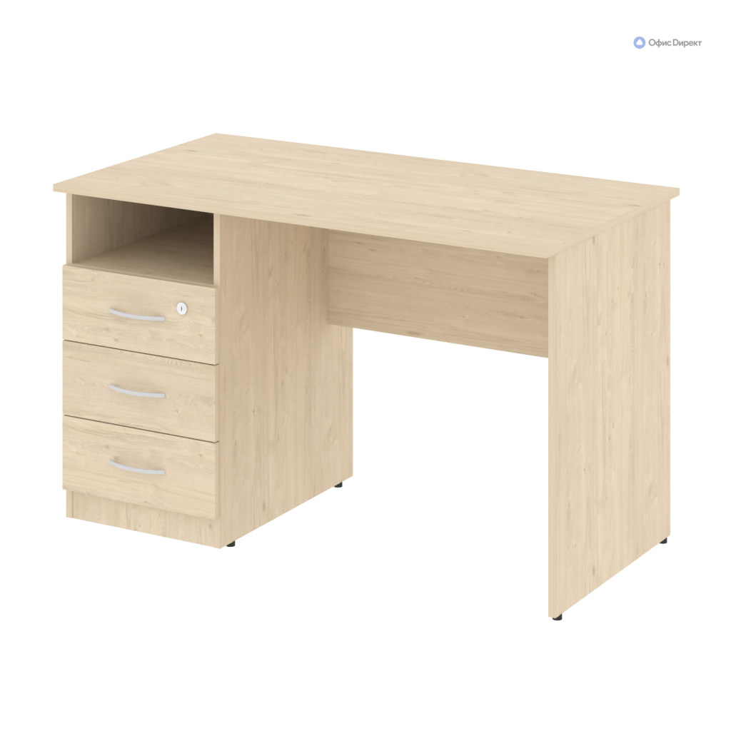 Стол письменный с тумбой левый Нова С 1200*650*750 Нова С Бук Артизан