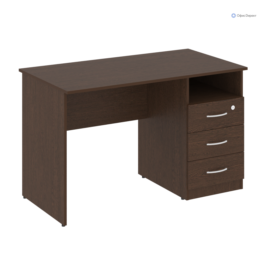 Стол письменный с тумбой правый Нова С 1200*650*750 Нова С Венге Цаво