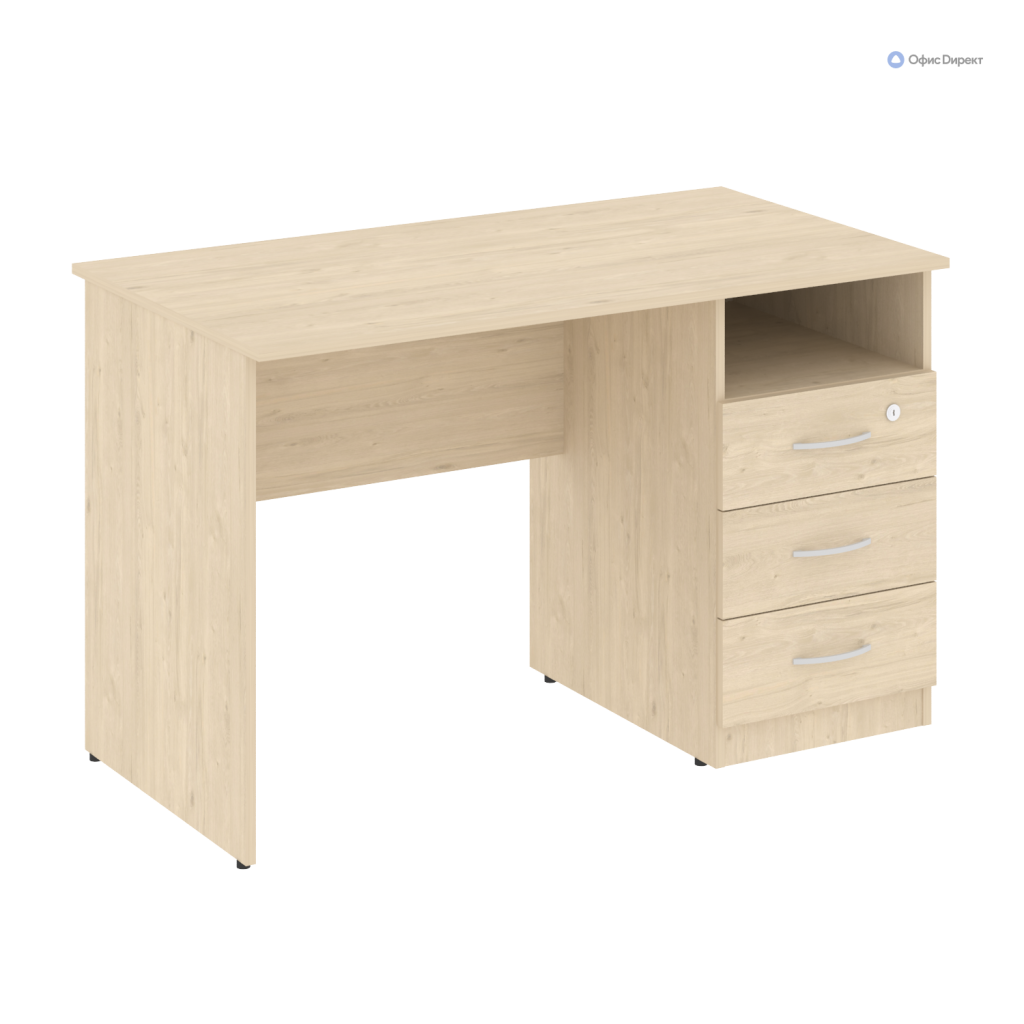 Стол письменный с тумбой правый Нова С 1200*650*750 Нова С Бук Артизан