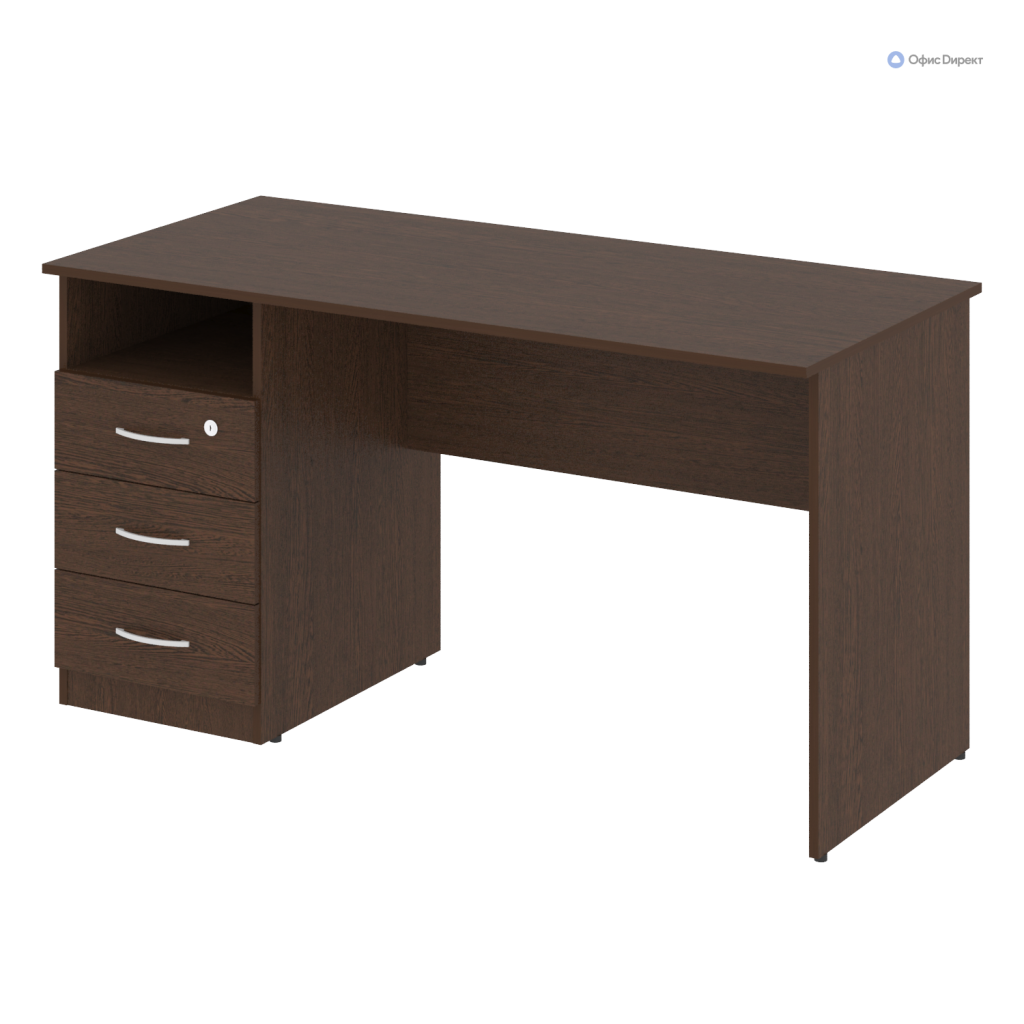 Стол письменный с тумбой левый Нова С 1400*650*750 Нова С Венге Цаво