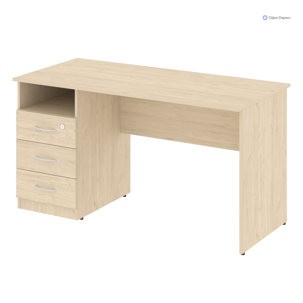 Стол письменный с тумбой левый Нова С 1400*650*750 Нова С Бук Артизан