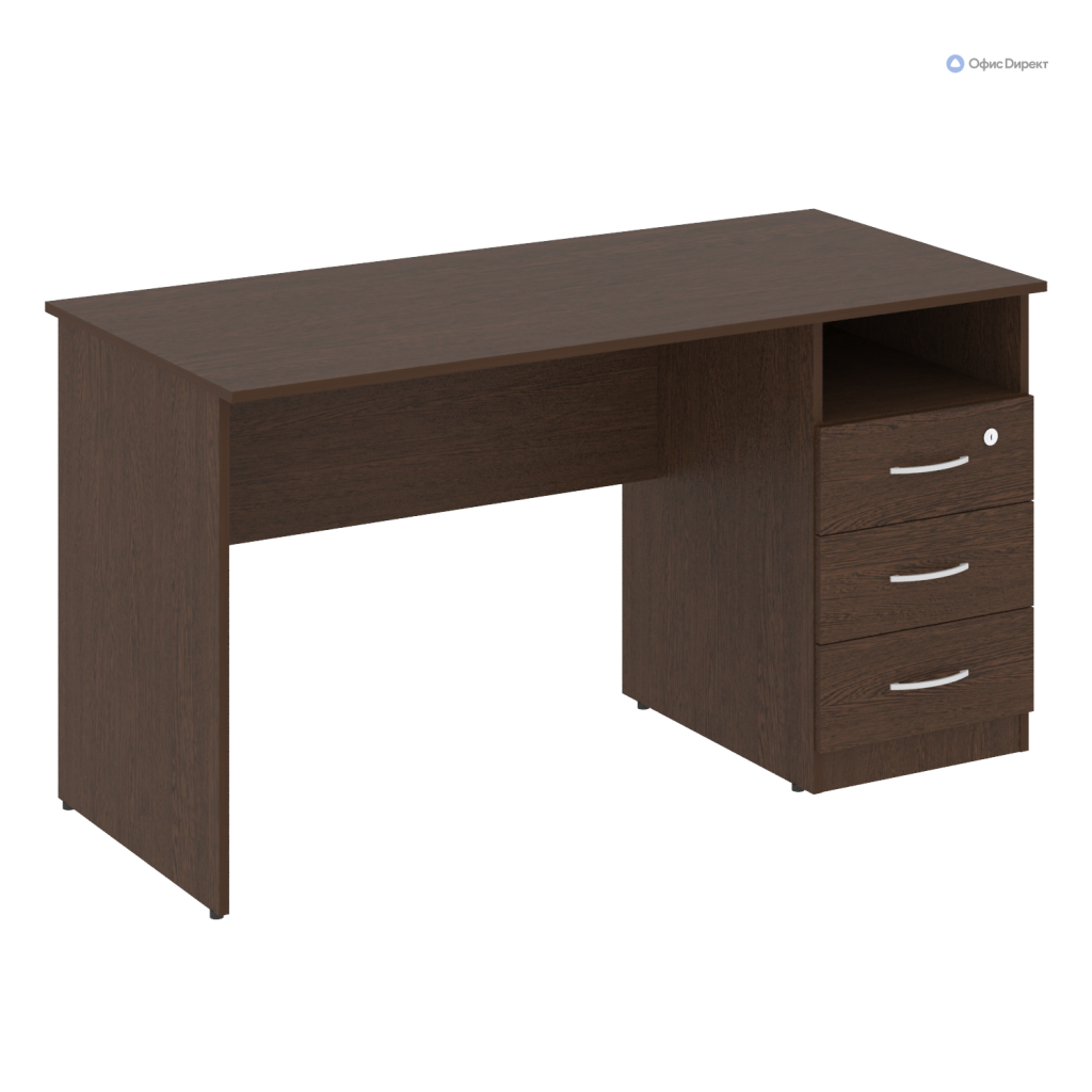Стол письменный с тумбой правый Нова С 1400*650*750 Нова С Венге Цаво