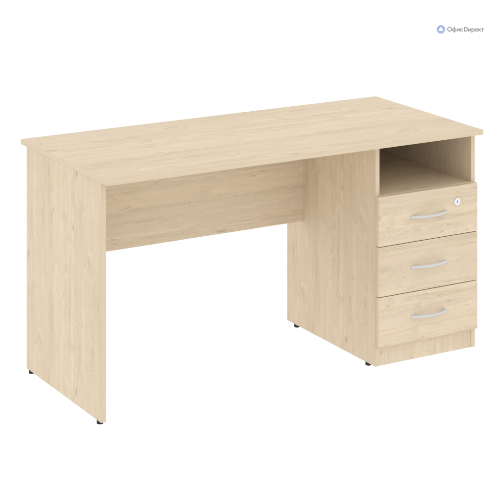 Стол письменный с тумбой правый Нова С 1400*650*750 Нова С Бук Артизан
