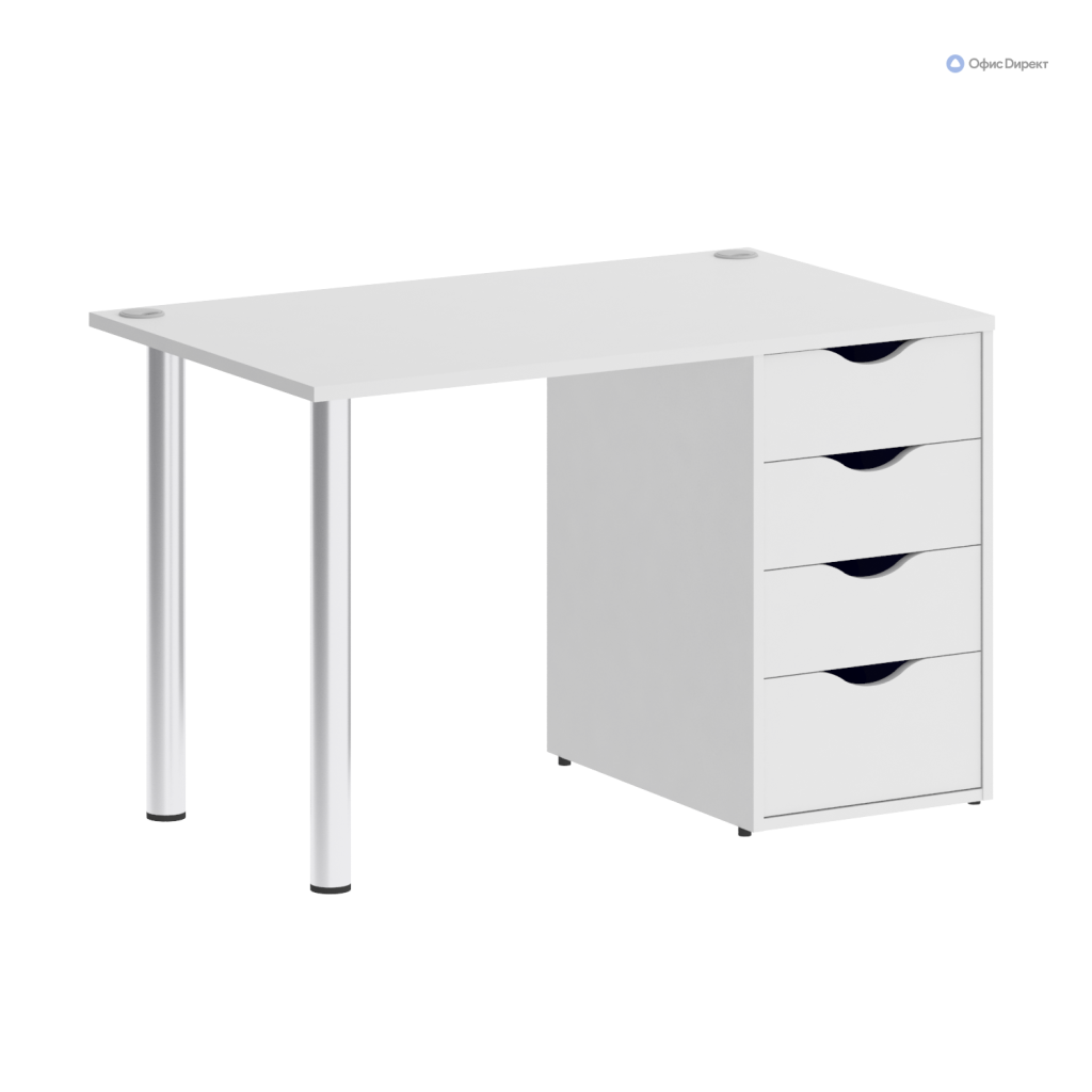 Стол письменный Домашний Офис 1180*720*750 Домашний Офис Белый