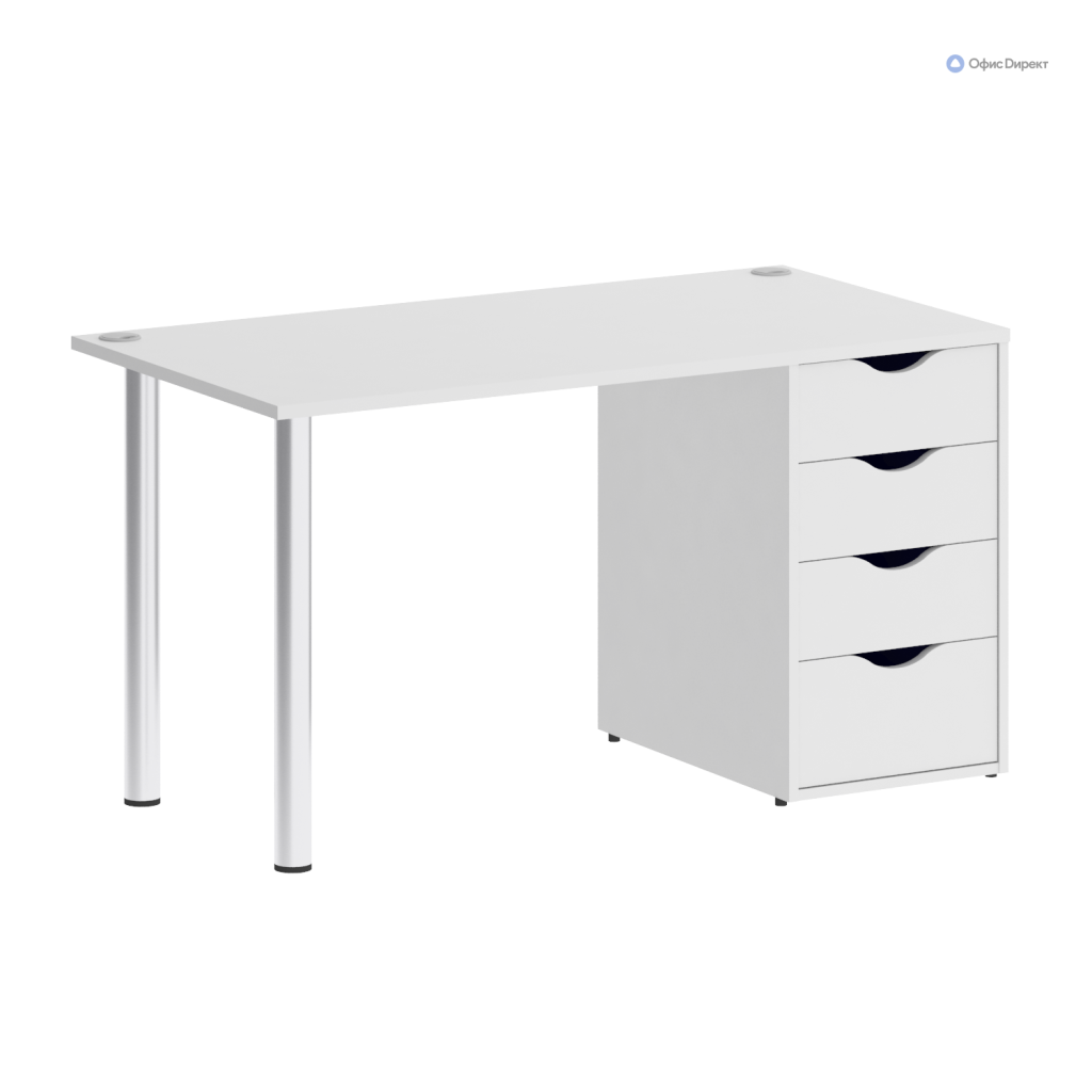 Стол письменный Домашний Офис 1380*720*750 Домашний Офис Белый
