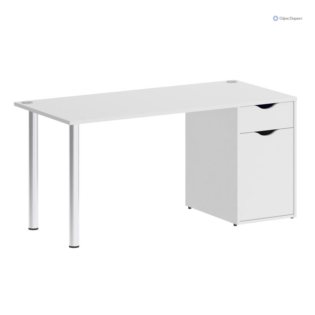 Стол письменный Домашний Офис 1580*720*750 Домашний Офис Белый