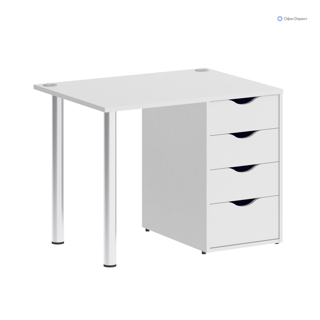 Стол письменный Домашний Офис 980*720*750 Домашний Офис Белый