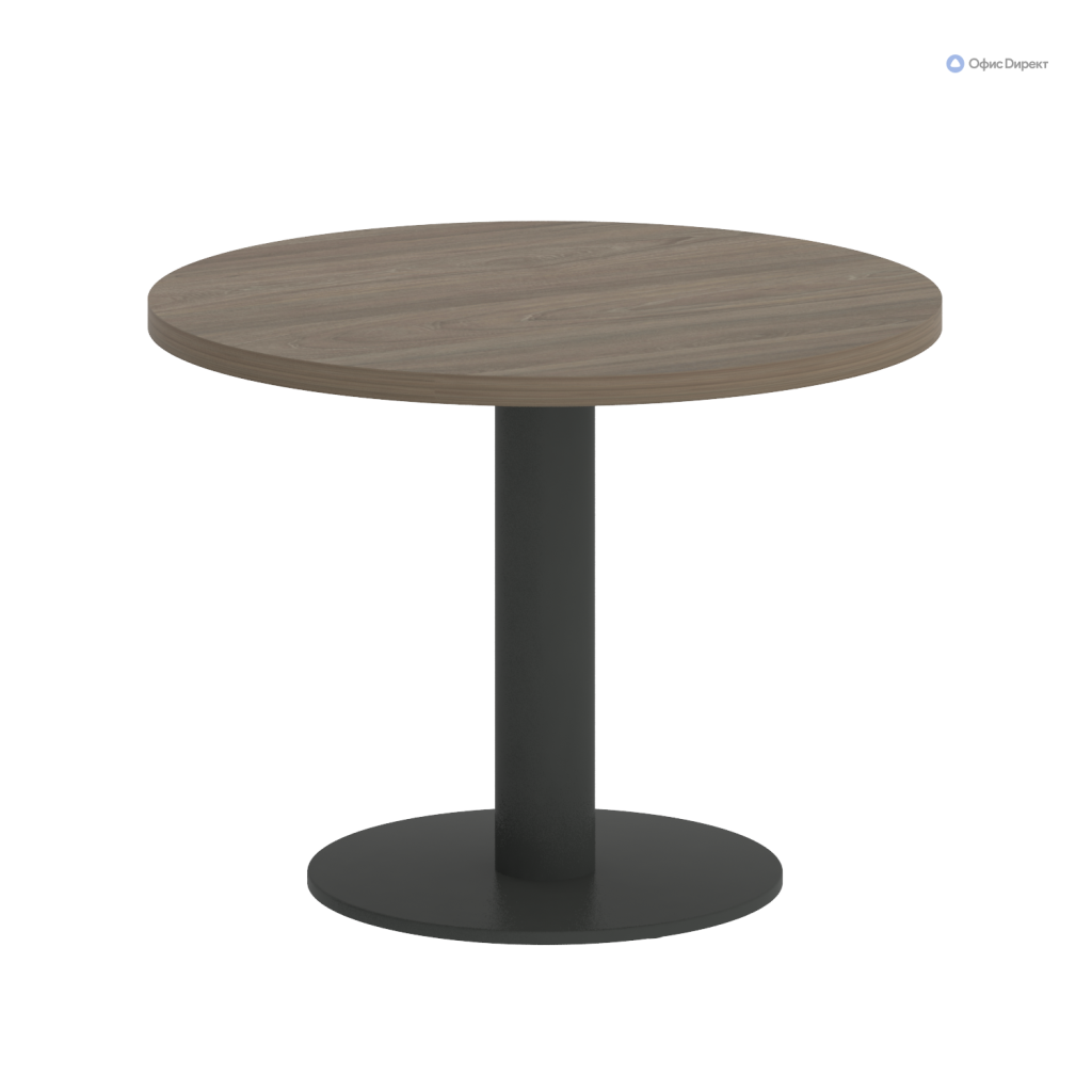 Стол журнальный круглый Рива Фёст 600*600*450 Рива Фёст Вяз Благородный/Металл Антрацит