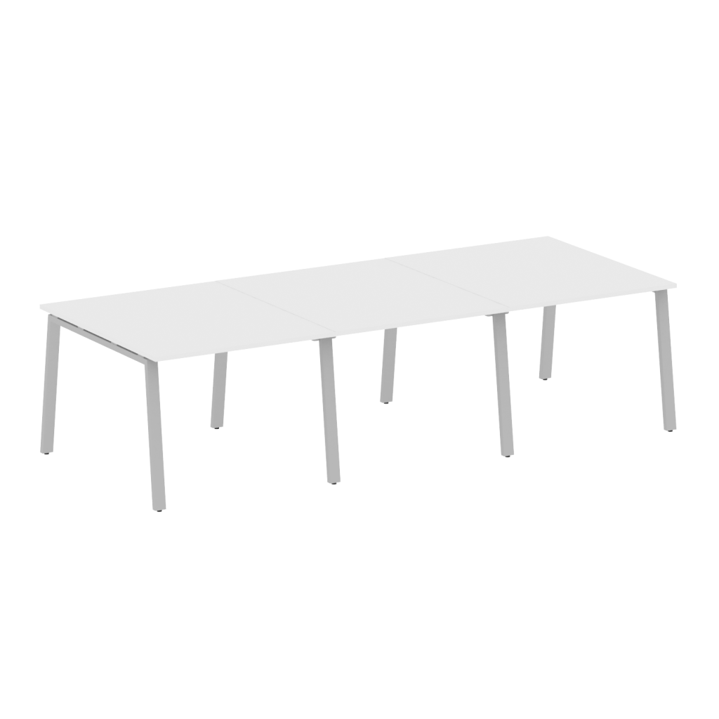 Переговорный стол Рива Метал Систем 3000*1235*750 Рива Метал Систем Белый