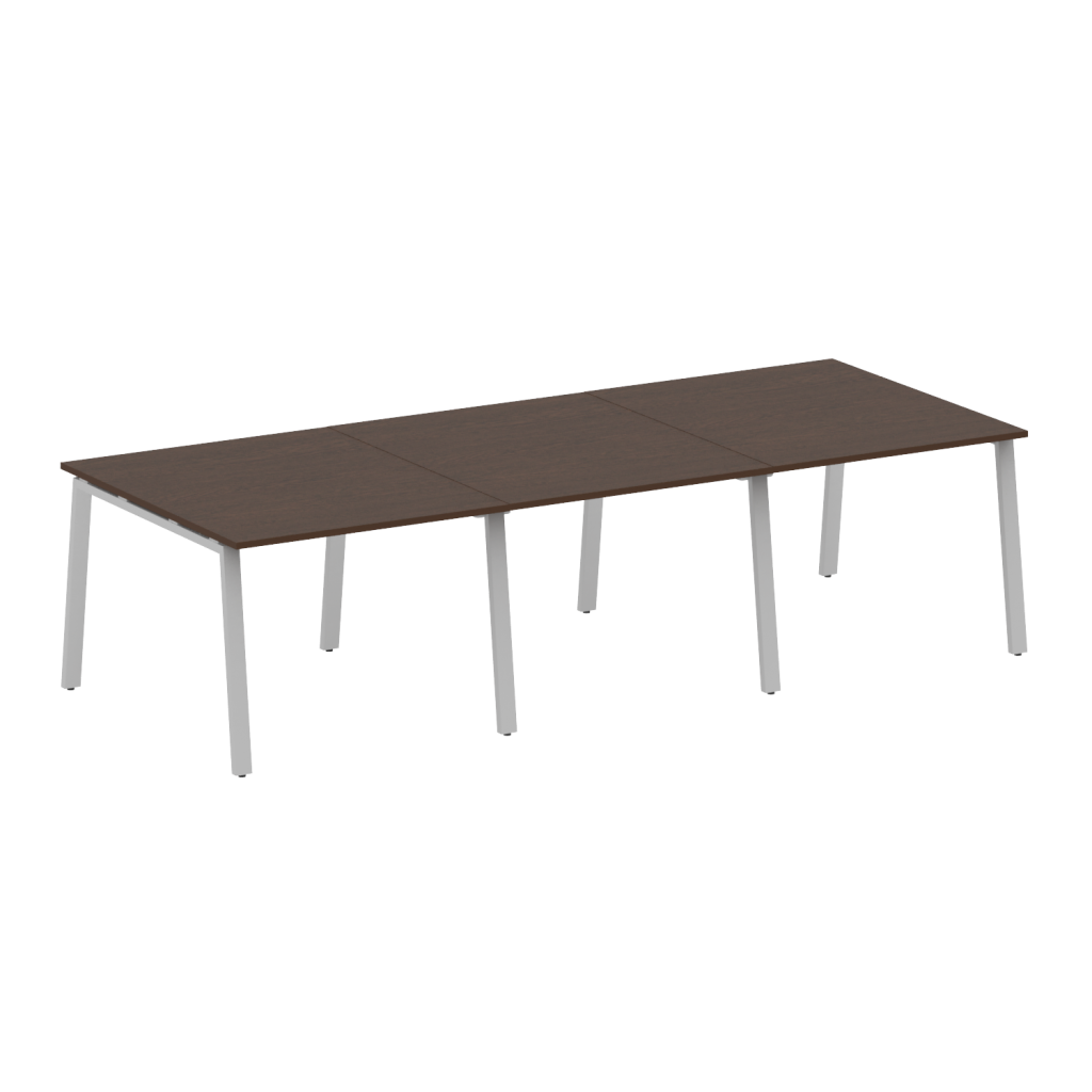 Переговорный стол Рива Метал Систем 3000*1235*750 Рива Метал Систем Венге Цаво