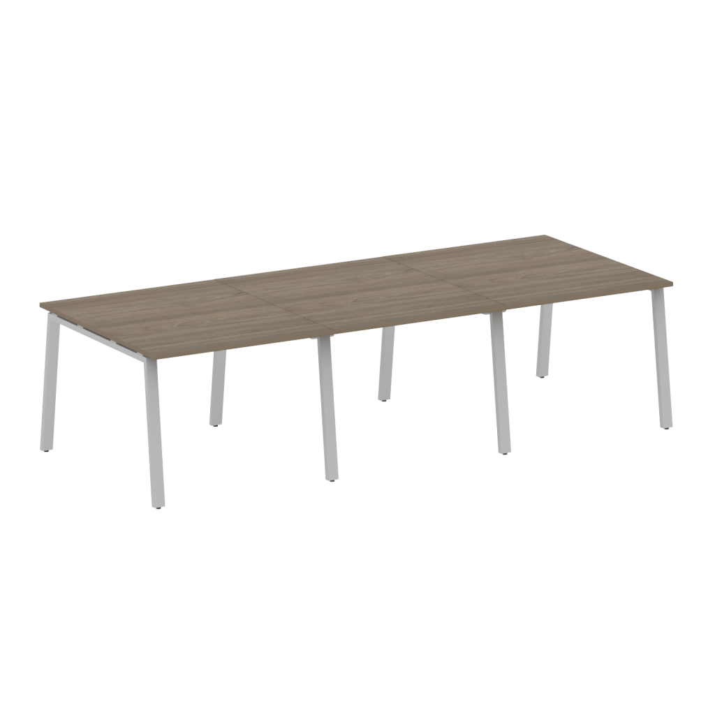 Переговорный стол Рива Метал Систем 3000*1235*750 Рива Метал Систем Вяз Благородный