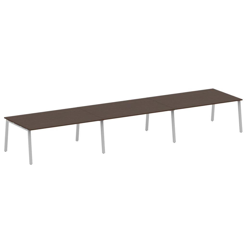 Переговорный стол Рива Метал Систем 5400*1235*750 Рива Метал Систем Венге Цаво