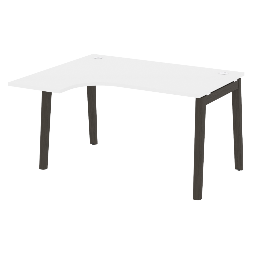 Стол эргономичный левый Оникс Вуд для персонала 1380*1180*750 Оникс Вуд для персонала Белый Бриллиант