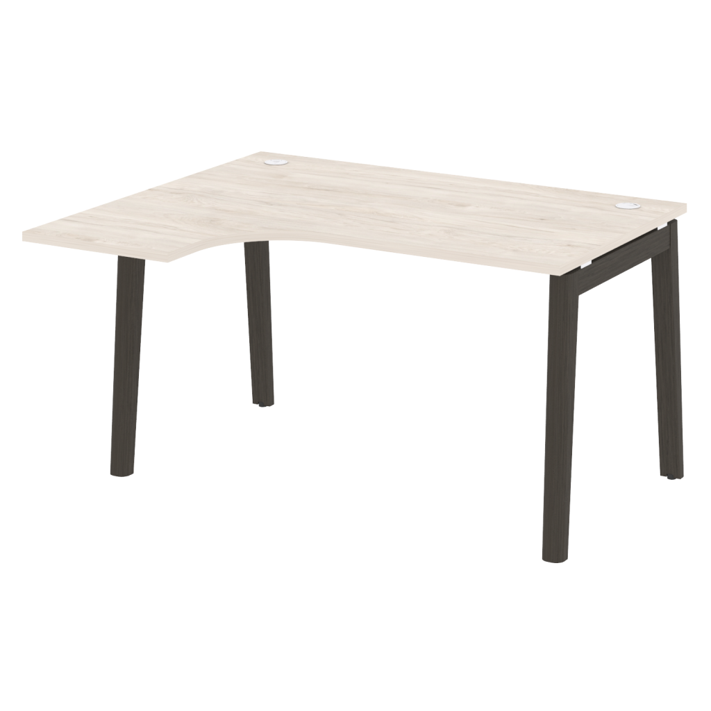 Стол эргономичный левый Оникс Вуд для персонала 1380*1180*750 Оникс Вуд для персонала Денвер Светлый