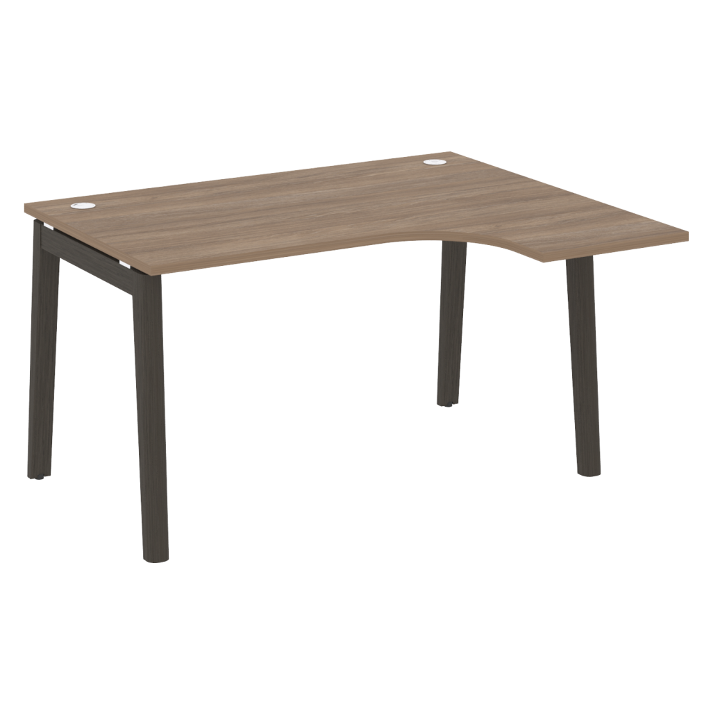 Стол эргономичный правый Оникс Вуд для персонала 1380*1180*750 Оникс Вуд для персонала Дуб Аризона