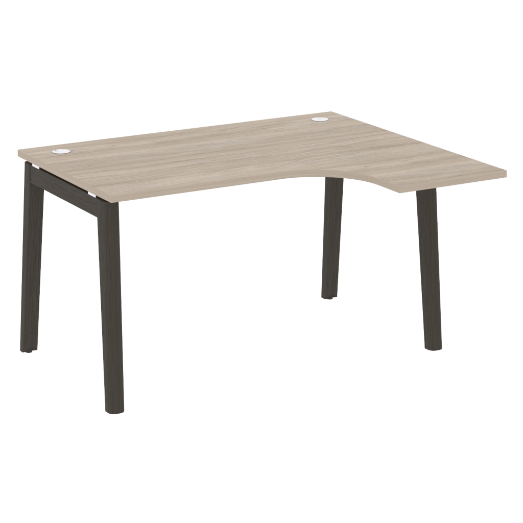 Стол эргономичный правый Оникс Вуд для персонала 1380*1180*750 Оникс Вуд для персонала Дуб Аттик