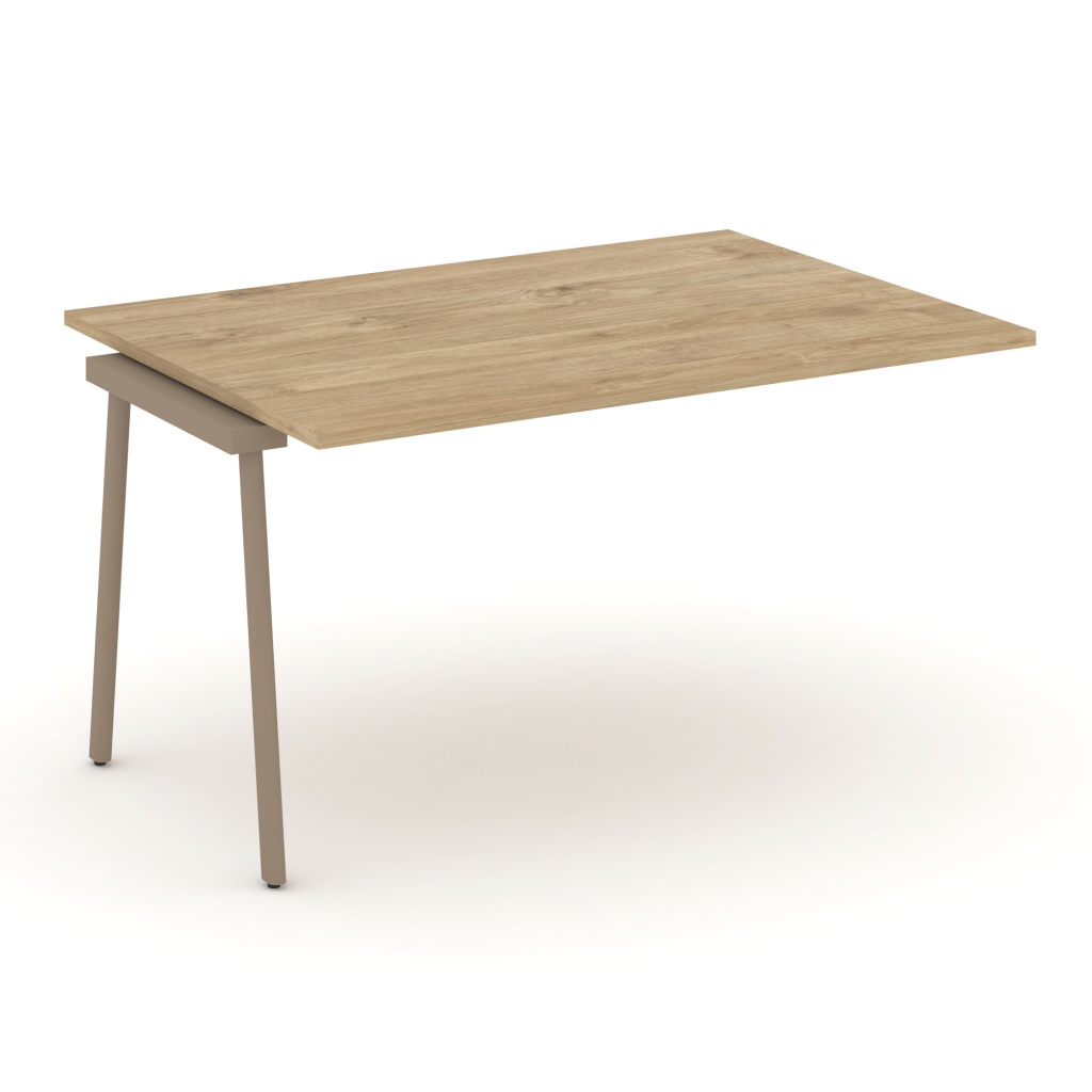 Проходной наборный элемент переговорного стола Эстетика 1380*980*750 Эстетика Тиквуд Светлый