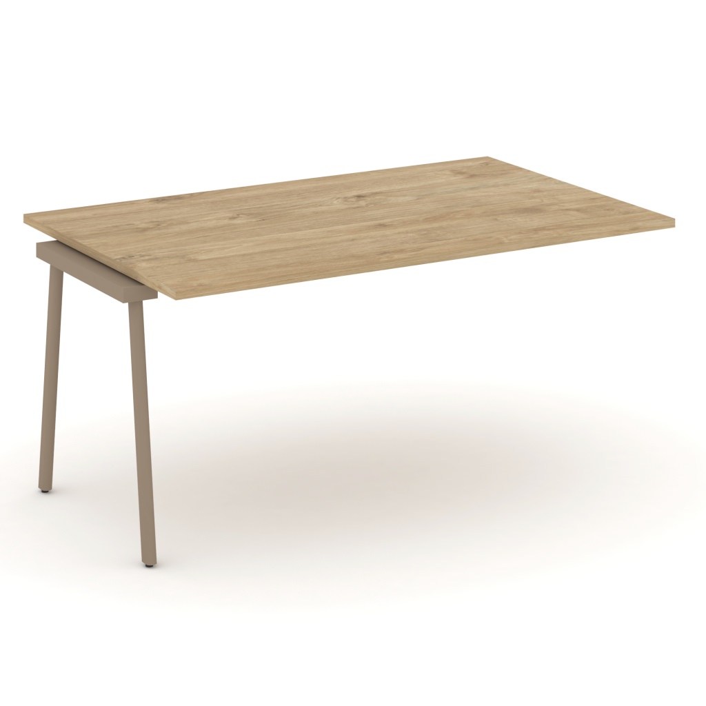 Проходной наборный элемент переговорного стола Эстетика 1580*980*750 Эстетика Тиквуд Светлый