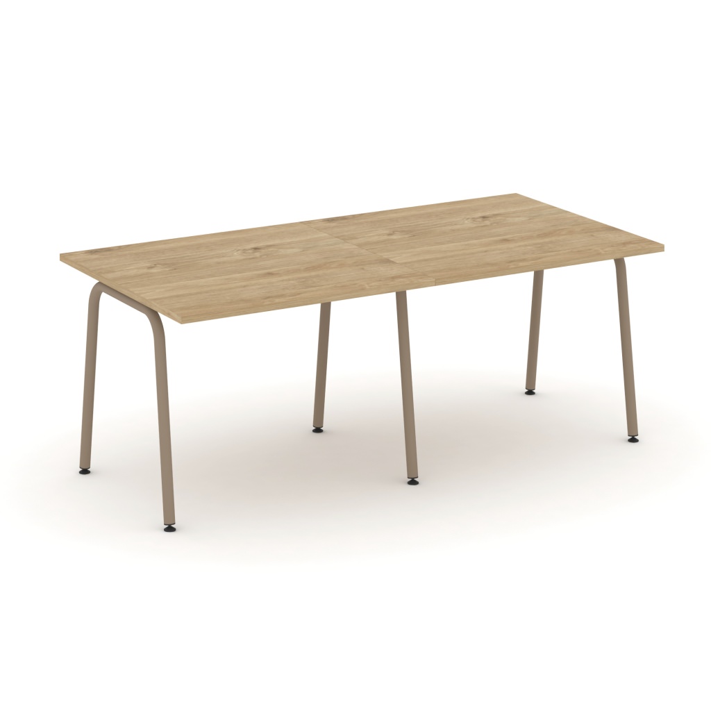 Стол переговорный Эстетика 1960*980*750 Эстетика Тиквуд Светлый