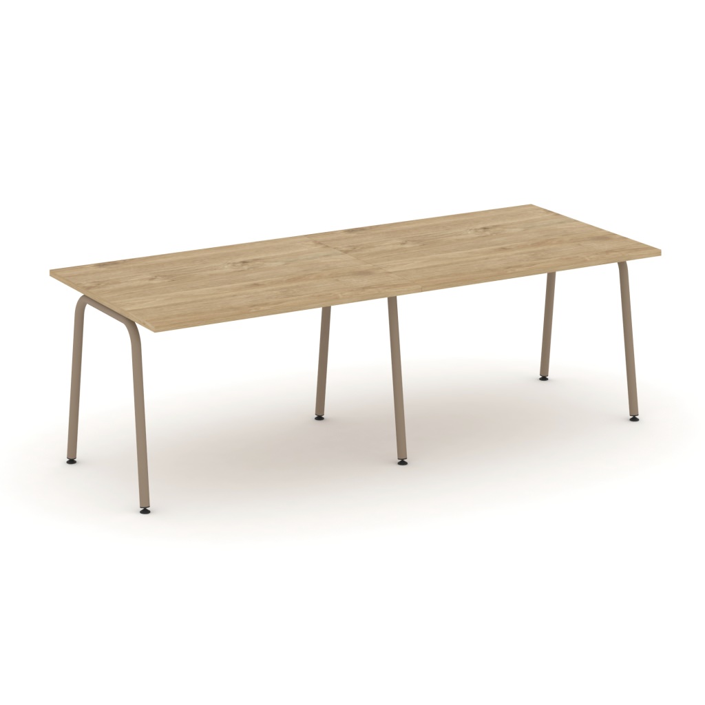 Стол переговорный Эстетика 2360*980*750 Эстетика Тиквуд Светлый