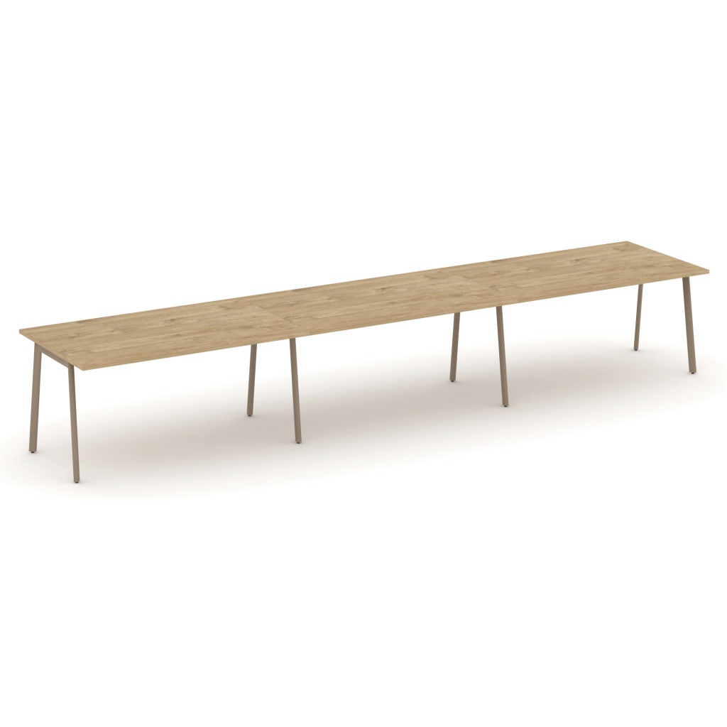 Стол переговорный Эстетика 4740*980*750 Эстетика Тиквуд Светлый