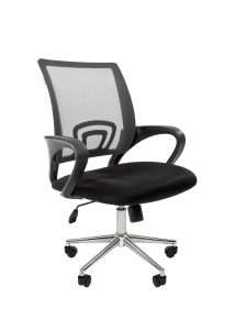 Кресло CHAIRMAN 696 Chrome Серый