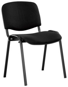 Стул штабелируемый Iso Black New Style (Исо) усиленный Чёрный