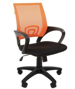 Кресло CHAIRMAN 696 Black Оранжевый