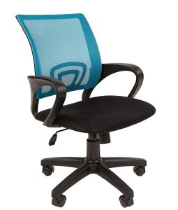 Кресло CHAIRMAN 696 Black Голубой