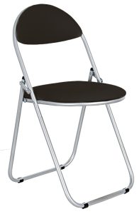 Стул складной Golf Silver (Гольф) Чёрный