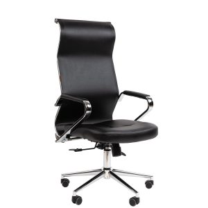 Офисное кресло Chairman 702 Черный/Экокожа