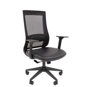 Черный/Экокожа Офисное кресло Chairman 500LT Черный/Экокожа