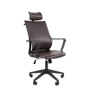 Офисное кресло с подголовником Chairman 545 Коричневый