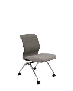Стул на колесиках ErgoLife Sit 8 M4-9 — X2+Bahama Серый-Песочный/Хром