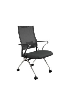 Стул на колесиках ErgoLife Sit Air 24 Черный/Хром