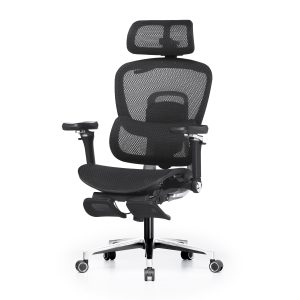 Черный Кресло King - 999 (Кинг - 999) Ergo Premium, 200 кг, Черный